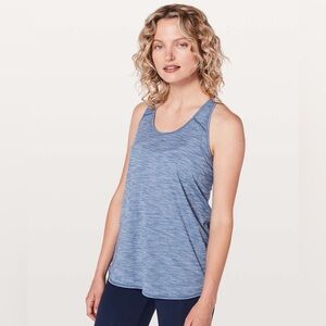 Lululemon Women's Essential Tank - Heathered Brilliant Blue